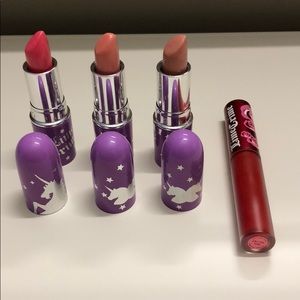 Lime Crime Lipsticks and Velvetine